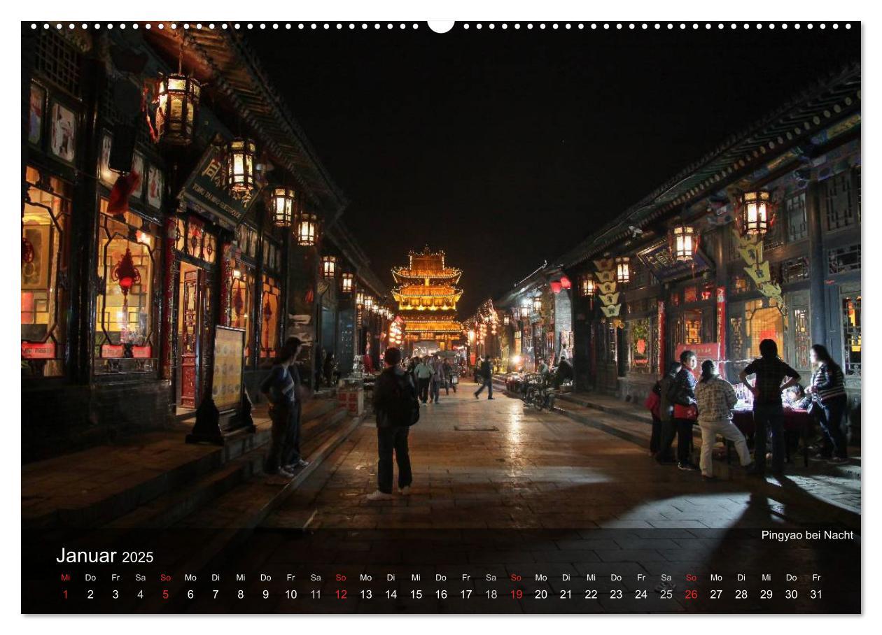 Bild: 9783435717989 | Erlebe China (hochwertiger Premium Wandkalender 2025 DIN A2 quer),...