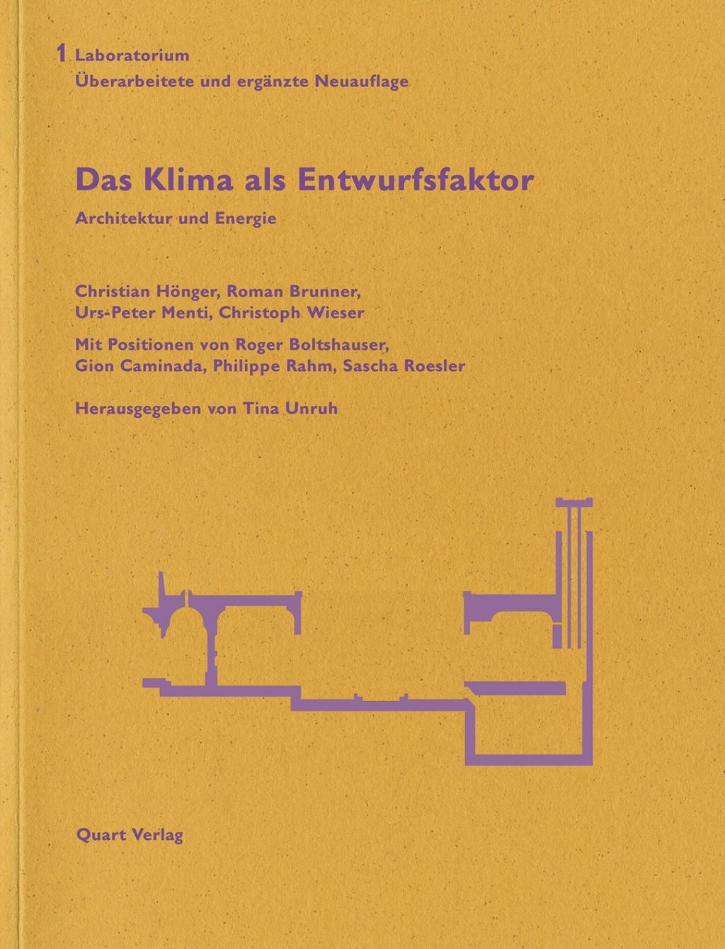 Cover: 9783037610725 | Das Klima als Entwurfsfaktor | Architektur und Energie, Laboratorium 1