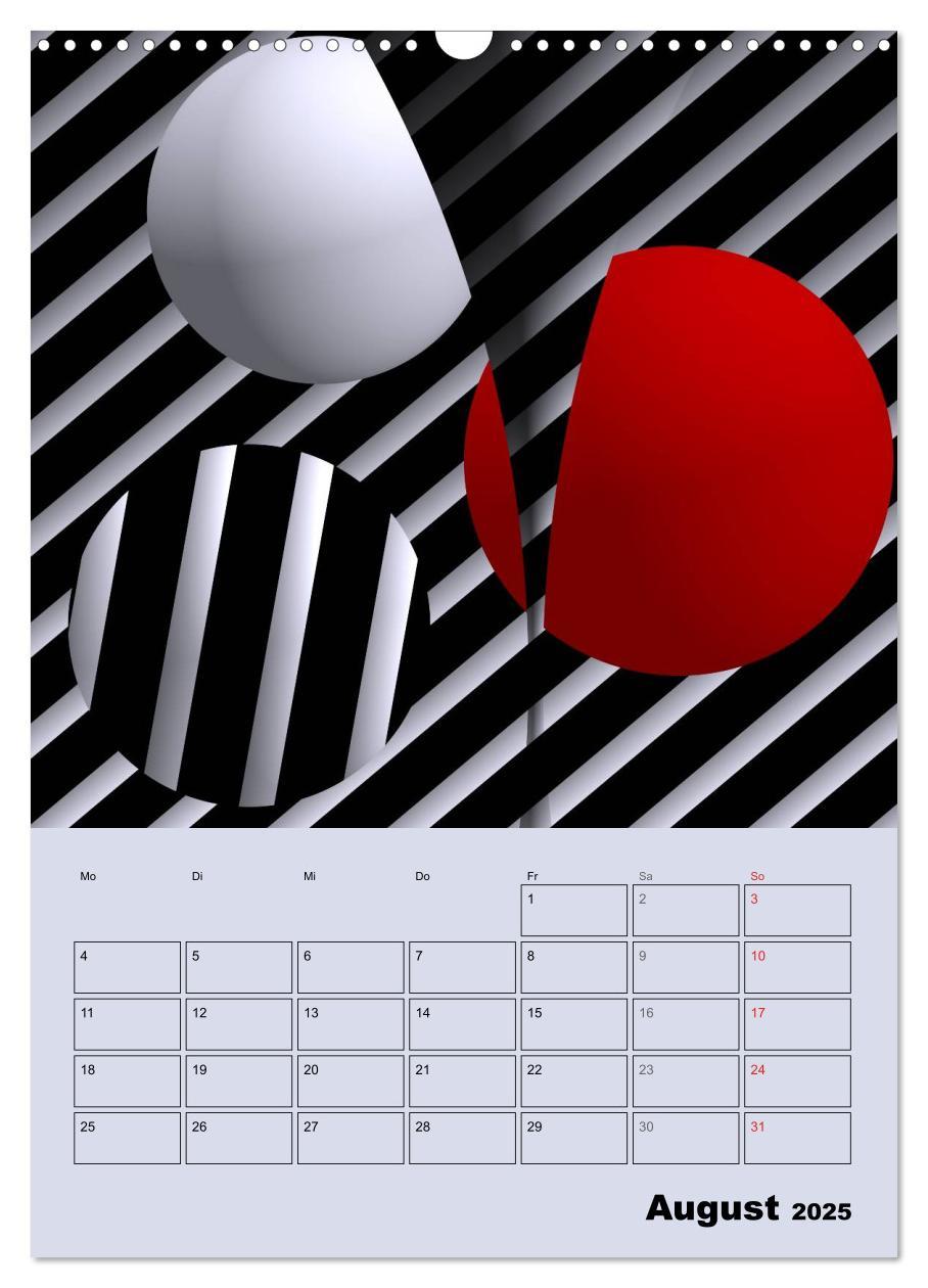 Bild: 9783457009994 | OpArt und mehr (Wandkalender 2025 DIN A3 hoch), CALVENDO...