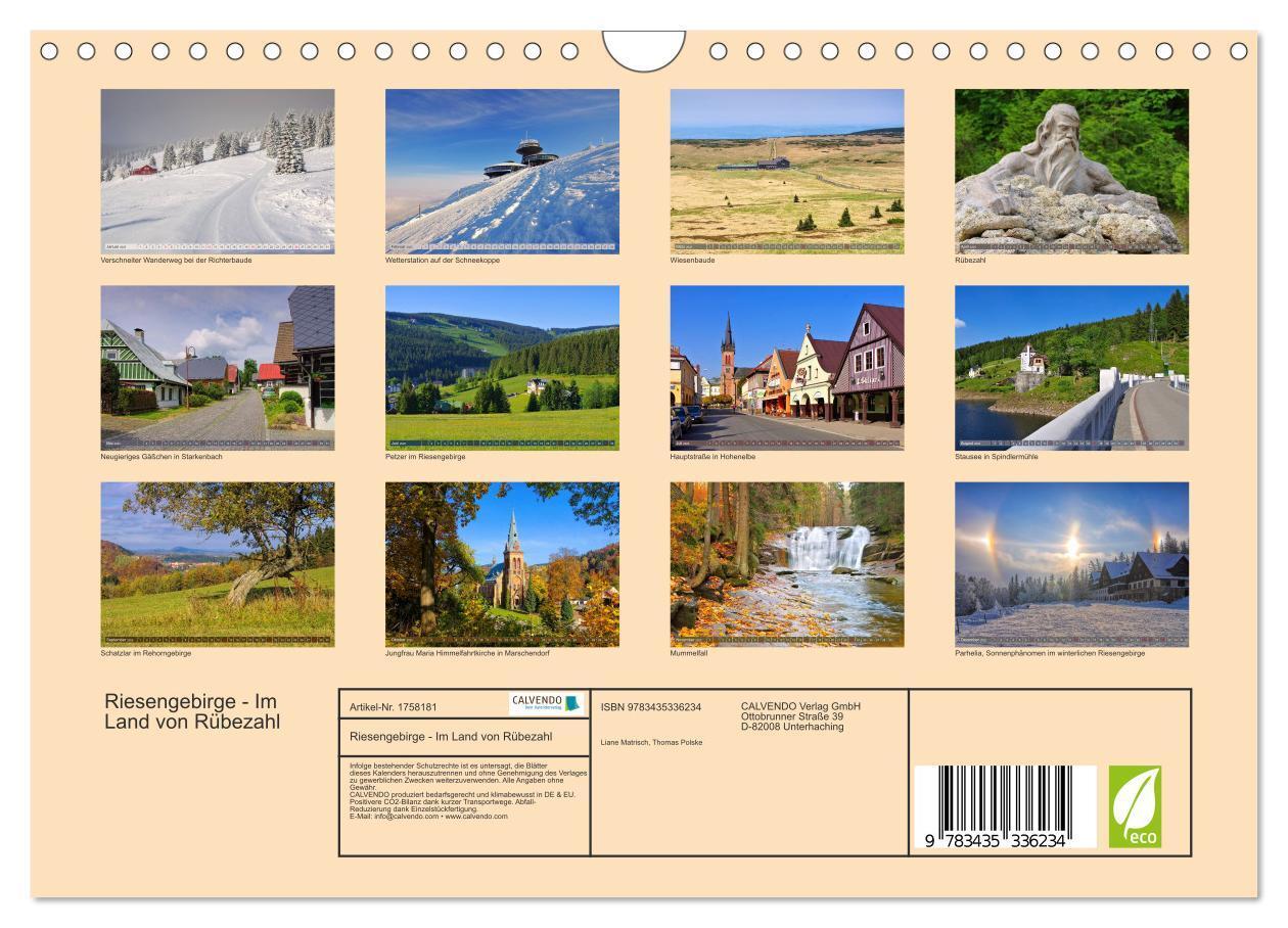 Bild: 9783435336234 | Riesengebirge - Im Land von Rübezahl (Wandkalender 2025 DIN A4...