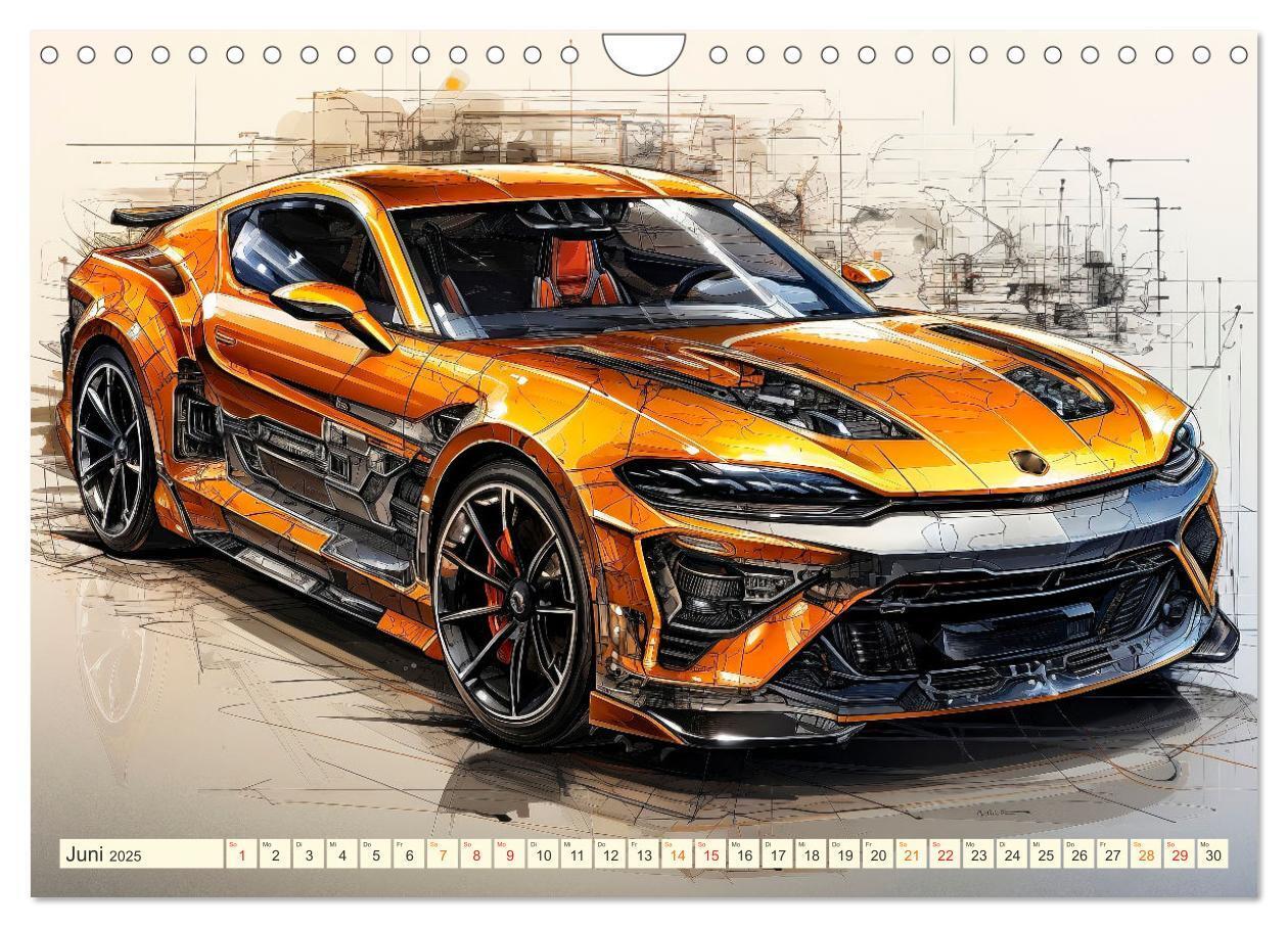 Bild: 9783383852657 | Blickpunkt Auto Design Zukunft (Wandkalender 2025 DIN A4 quer),...