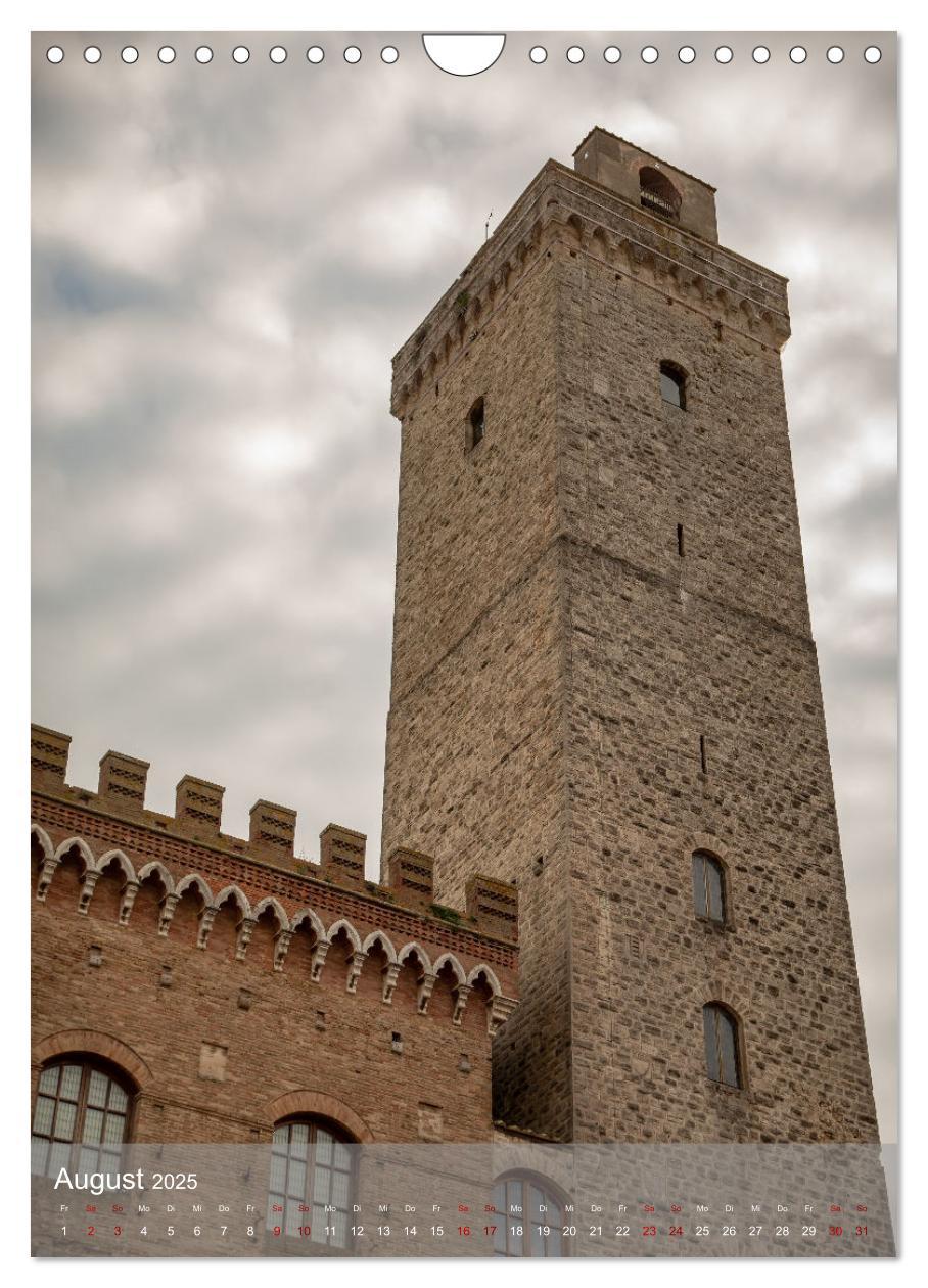 Bild: 9783457220184 | San Gimignano - Stadt der Türme (Wandkalender 2025 DIN A4 hoch),...