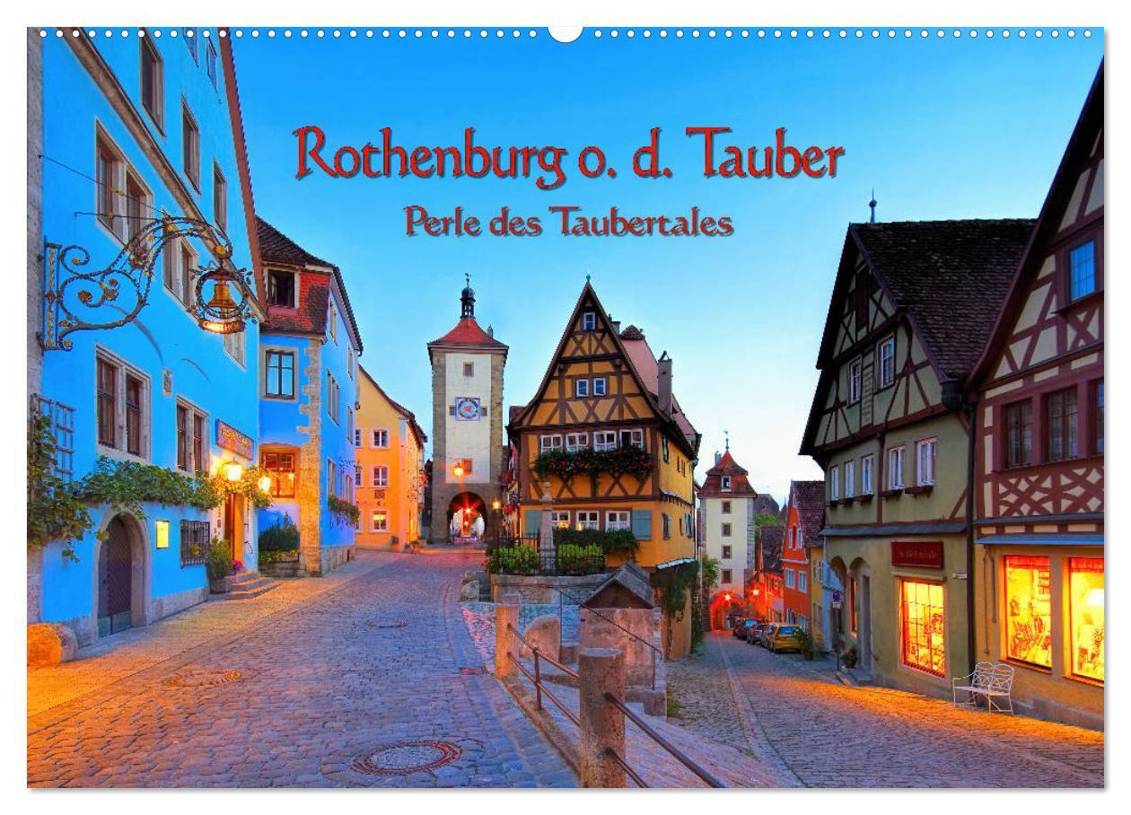 Cover: 9783435281237 | Rothenburg o. d. Tauber - Perle des Taubertales (Wandkalender 2025...