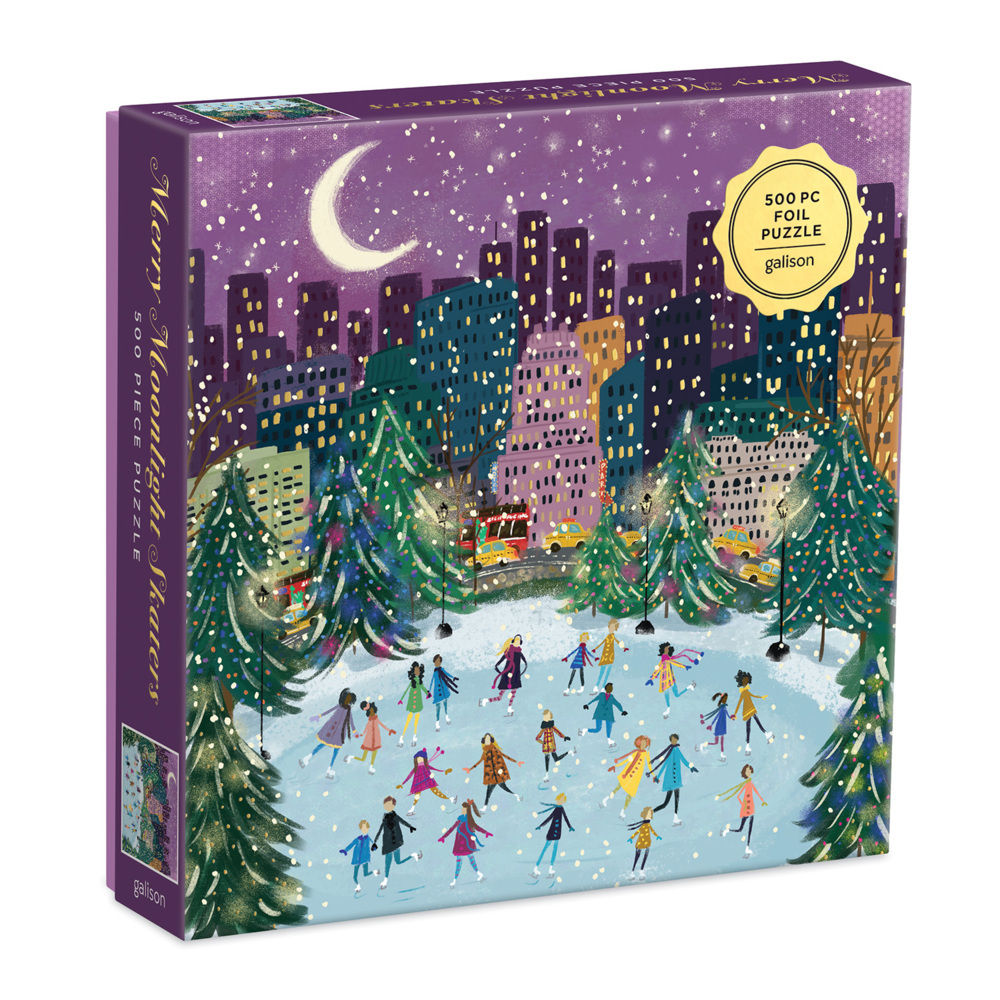 Cover: 9780735366725 | Merry Moonlight Skaters 500 Piece Foil Puzzle | Spiel | Englisch