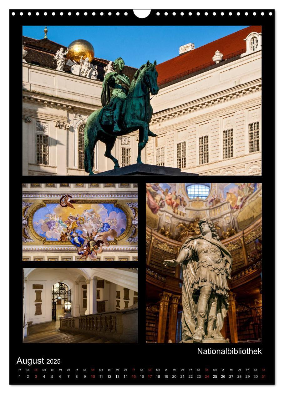 Bild: 9783457070765 | Die Hofburg zu Wien (Wandkalender 2025 DIN A3 hoch), CALVENDO...