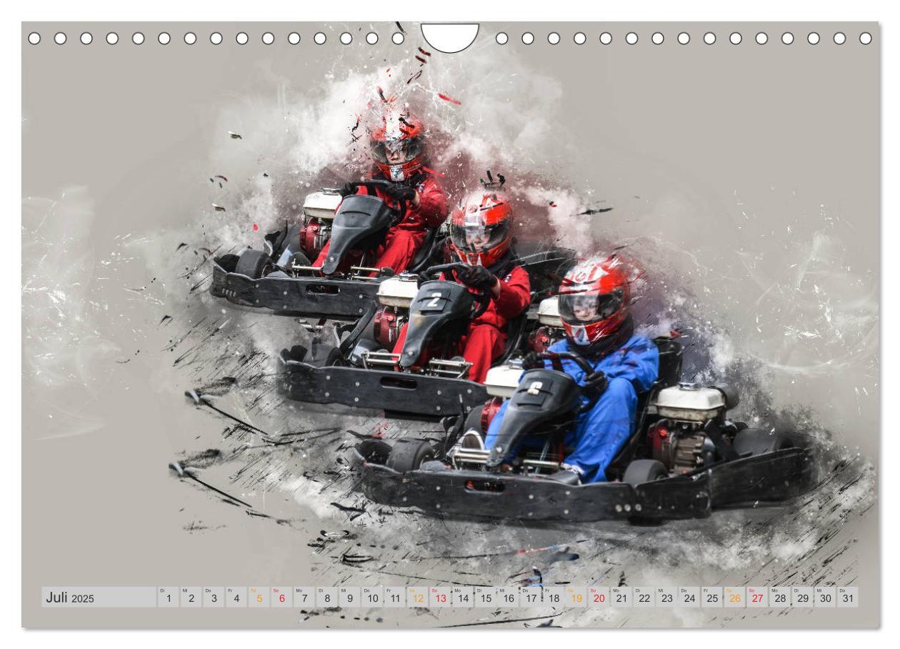 Bild: 9783435387717 | GoKart - extrem cool (Wandkalender 2025 DIN A4 quer), CALVENDO...