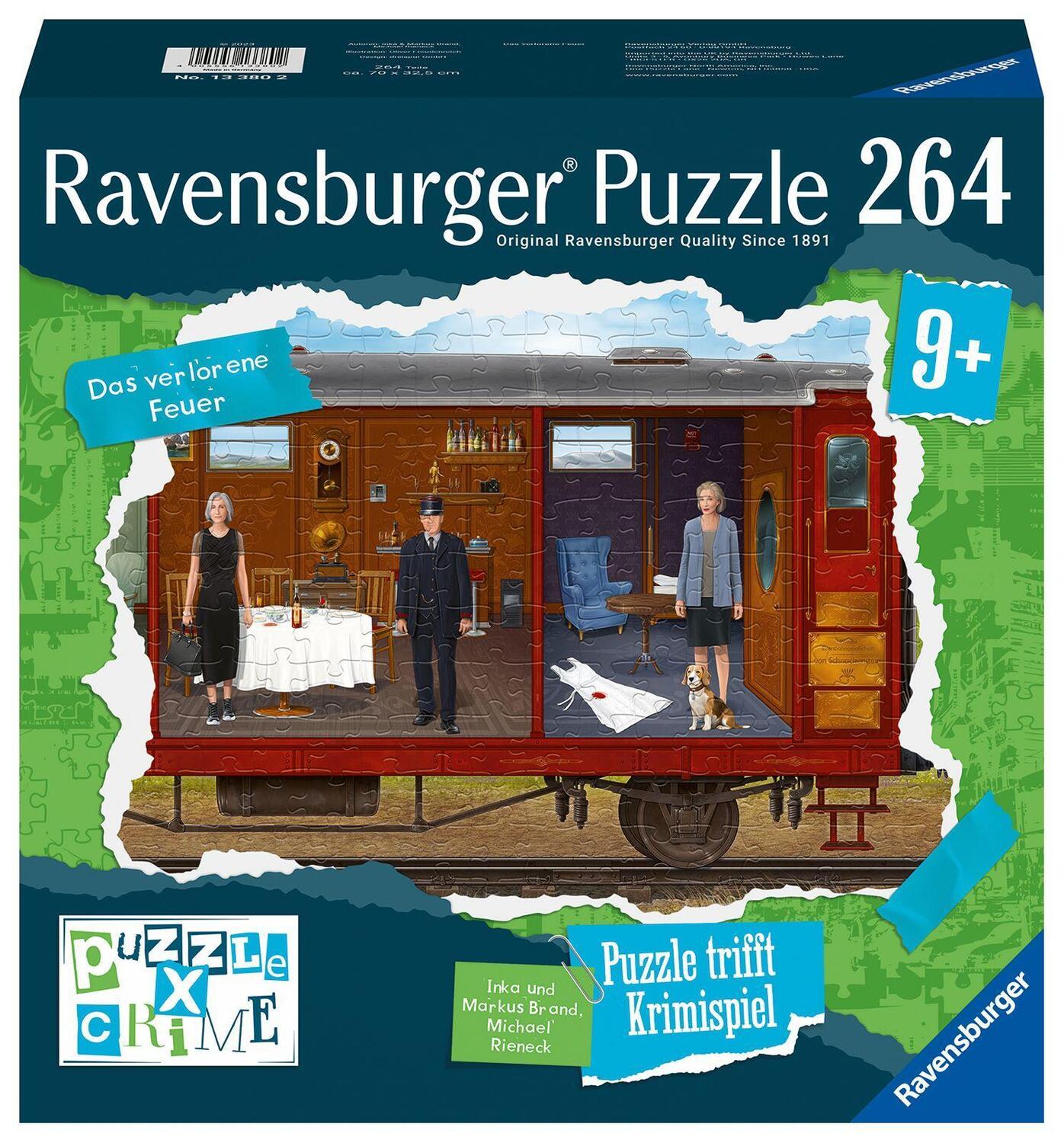 Cover: 4005556133802 | Ravensburger Puzzle X Crime Kids - Das verlorene Feuer - 264 Teile...