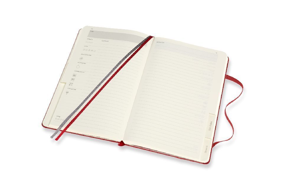 Bild: 8058647620213 | Moleskine Passion Journal Large/A5, Rezept, Hard Cover, Rot | Buch