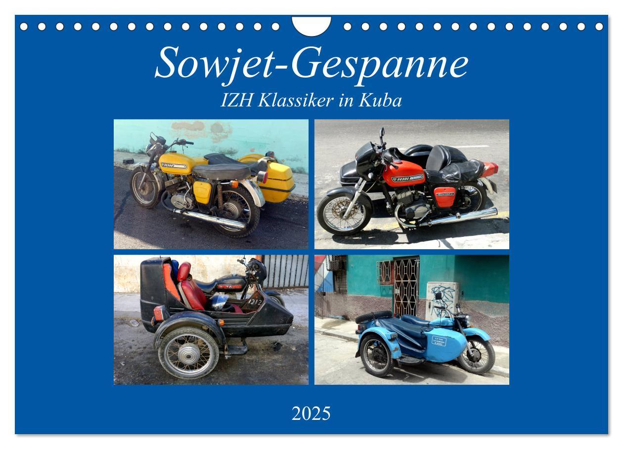 Cover: 9783435226467 | Sowjet-Gespanne - IZH Klassiker in Kuba (Wandkalender 2025 DIN A4...