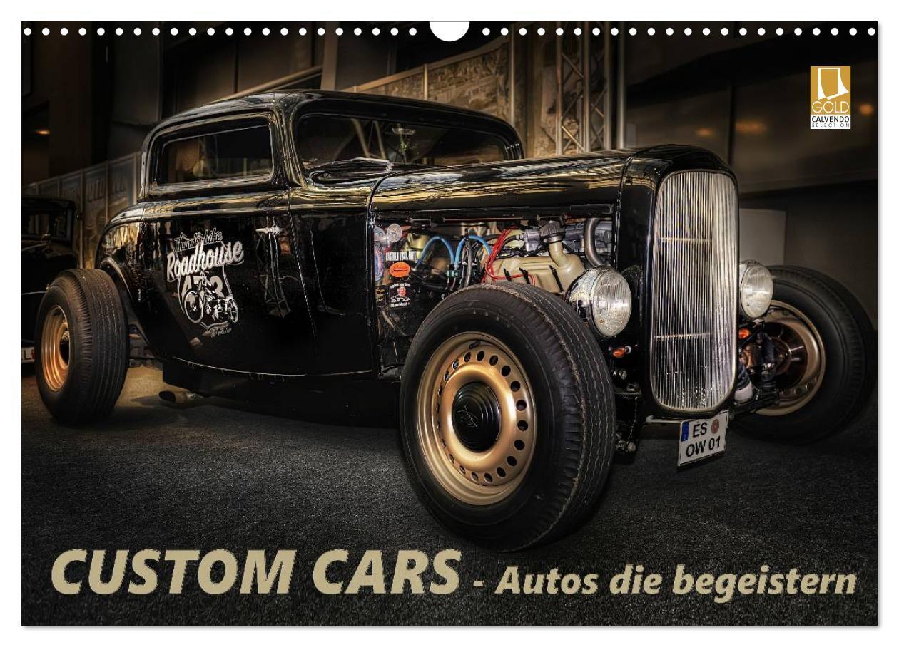 Cover: 9783435620432 | Custom Cars - Autos die begeistern (Wandkalender 2025 DIN A3 quer),...