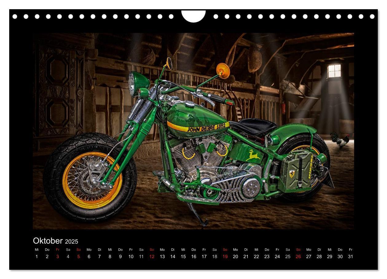 Bild: 9783435709342 | Motorrad-Träume ¿ Chopper und Custombikes (Wandkalender 2025 DIN A4...