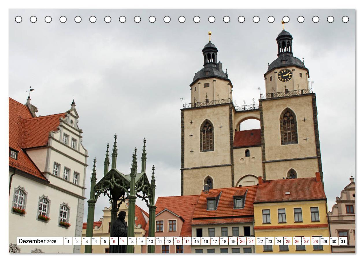 Bild: 9783435430451 | Die Lutherstadt Wittenberg (Tischkalender 2025 DIN A5 quer),...