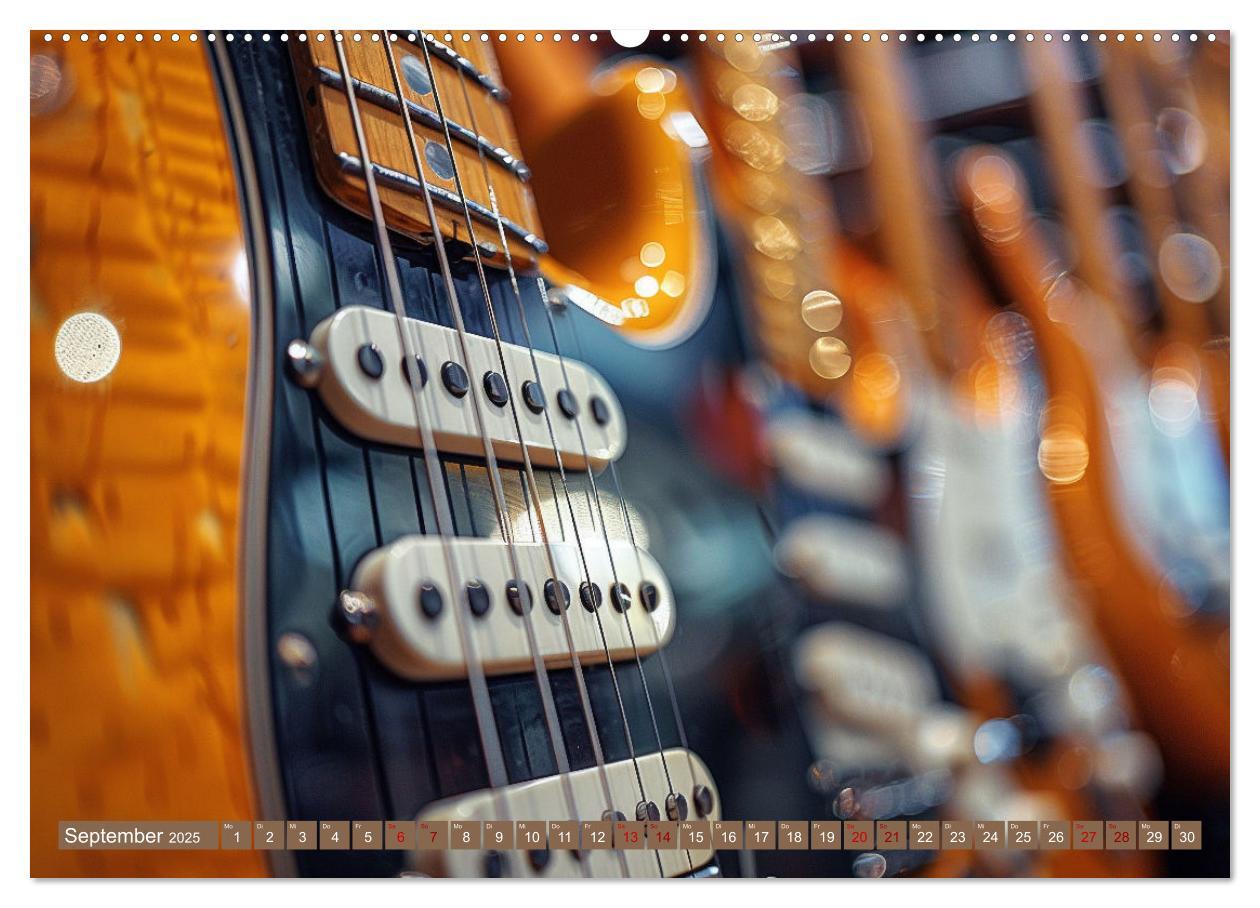 Bild: 9783457141496 | Wegbegleiter Gitarre (Wandkalender 2025 DIN A2 quer), CALVENDO...