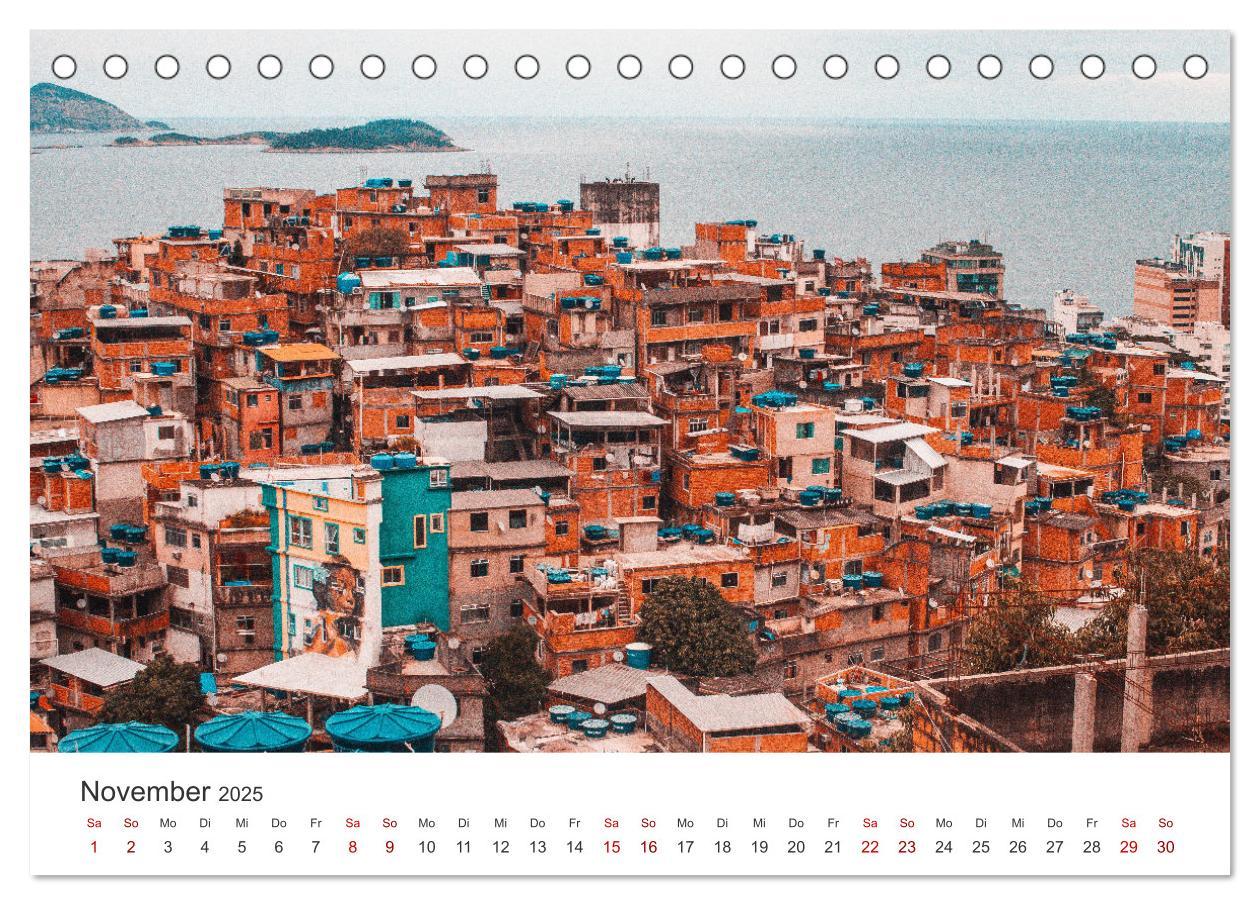 Bild: 9783383986789 | Rio de Janeiro - Am Fuße des Corcovados. (Tischkalender 2025 DIN A5...