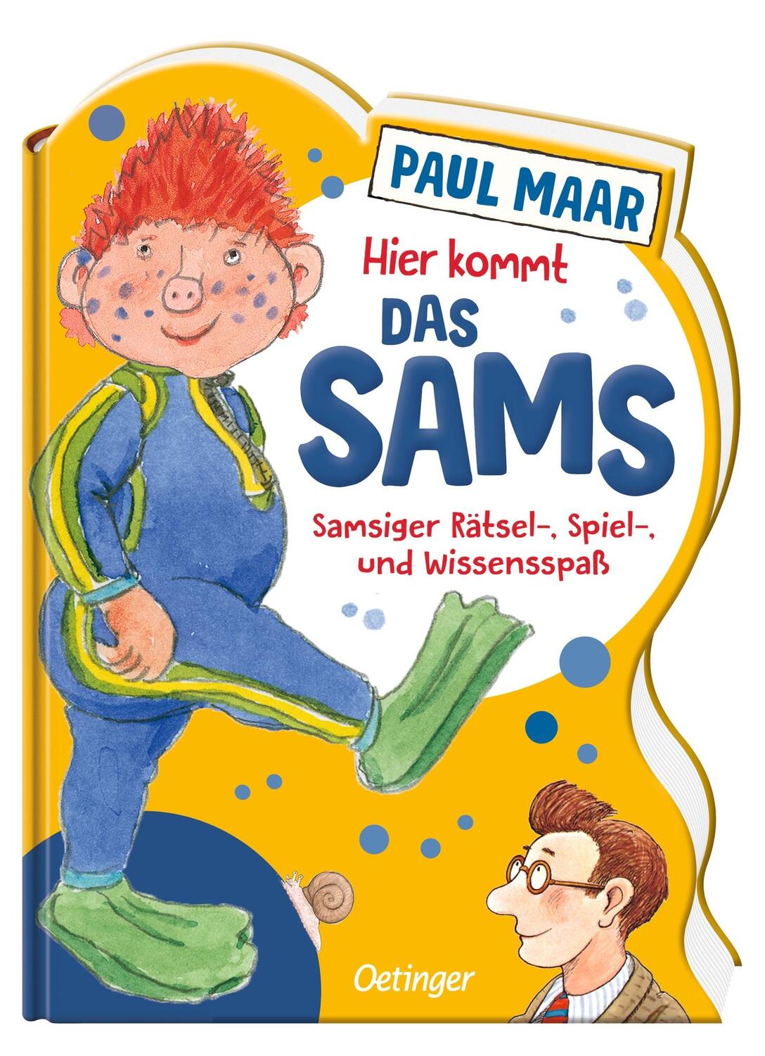 Cover: 9783751203685 | Hier kommt das Sams | Samsiger Rätsel-, Spiel- und Wissensspaß | Buch