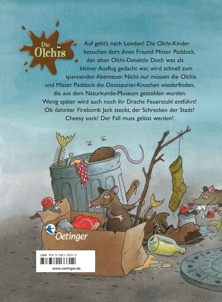 Rückseite: 9783789133312 | Die Olchis und die Gully-Detektive von London | Erhard Dietl | Buch