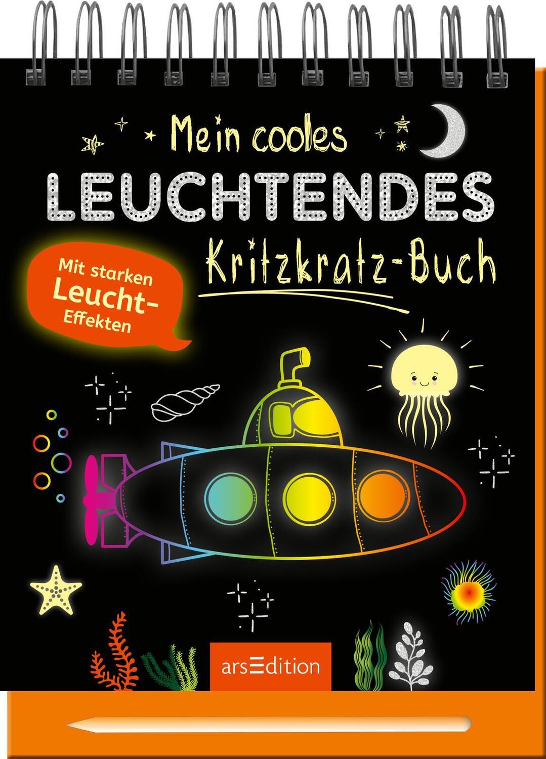 Cover: 9783845850597 | Mein cooles leuchtendes Kritzkratz-Buch | Mit starken Leucht-Effekten