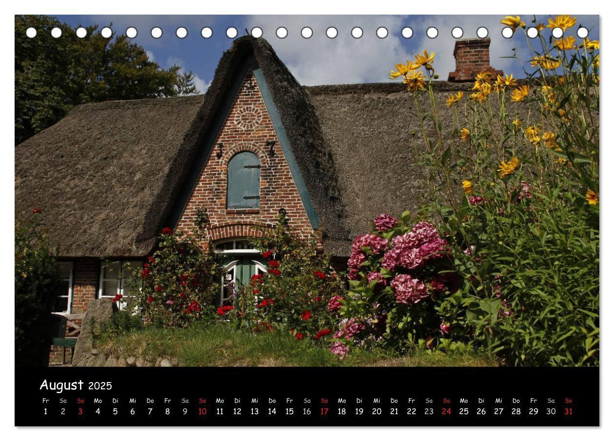 Bild: 9783435821853 | Sylt (Tischkalender 2025 DIN A5 quer), CALVENDO Monatskalender | 2025