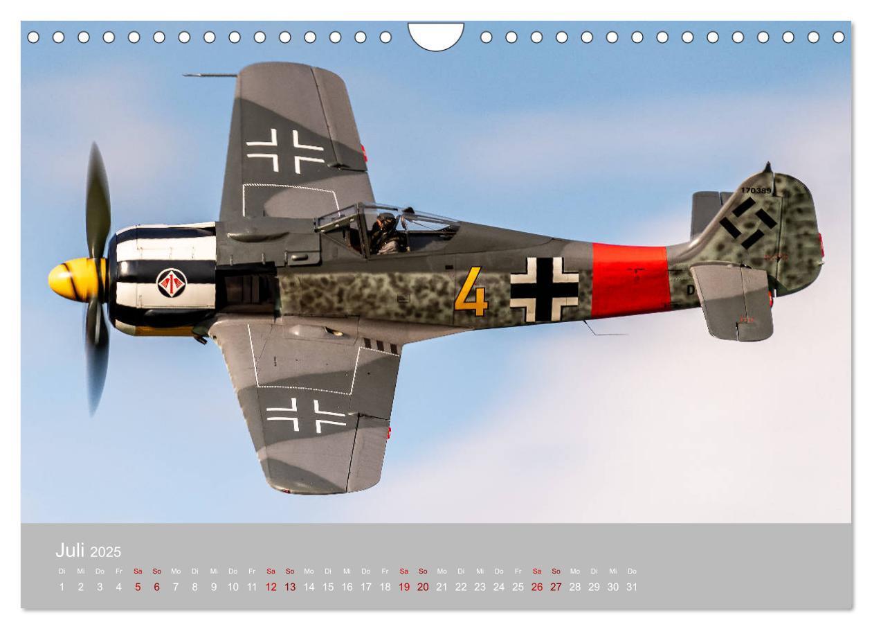 Bild: 9783435148189 | Fliegende Legenden - Warbirds (Wandkalender 2025 DIN A4 quer),...