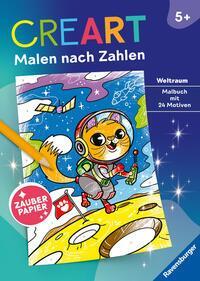 Cover: 9783473488759 | Ravensburger CreArt Malen nach Zahlen ab 5: Weltraum, Malbuch, 24...