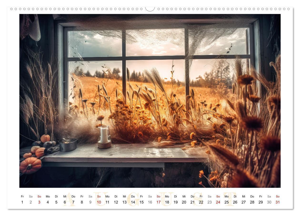 Bild: 9783383902918 | Fensterträume (Wandkalender 2025 DIN A2 quer), CALVENDO Monatskalender