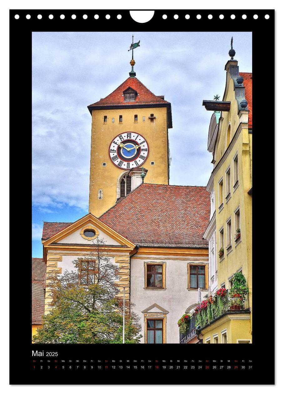 Bild: 9783457030370 | Gassen und Türme in Regensburg (Wandkalender 2025 DIN A4 hoch),...