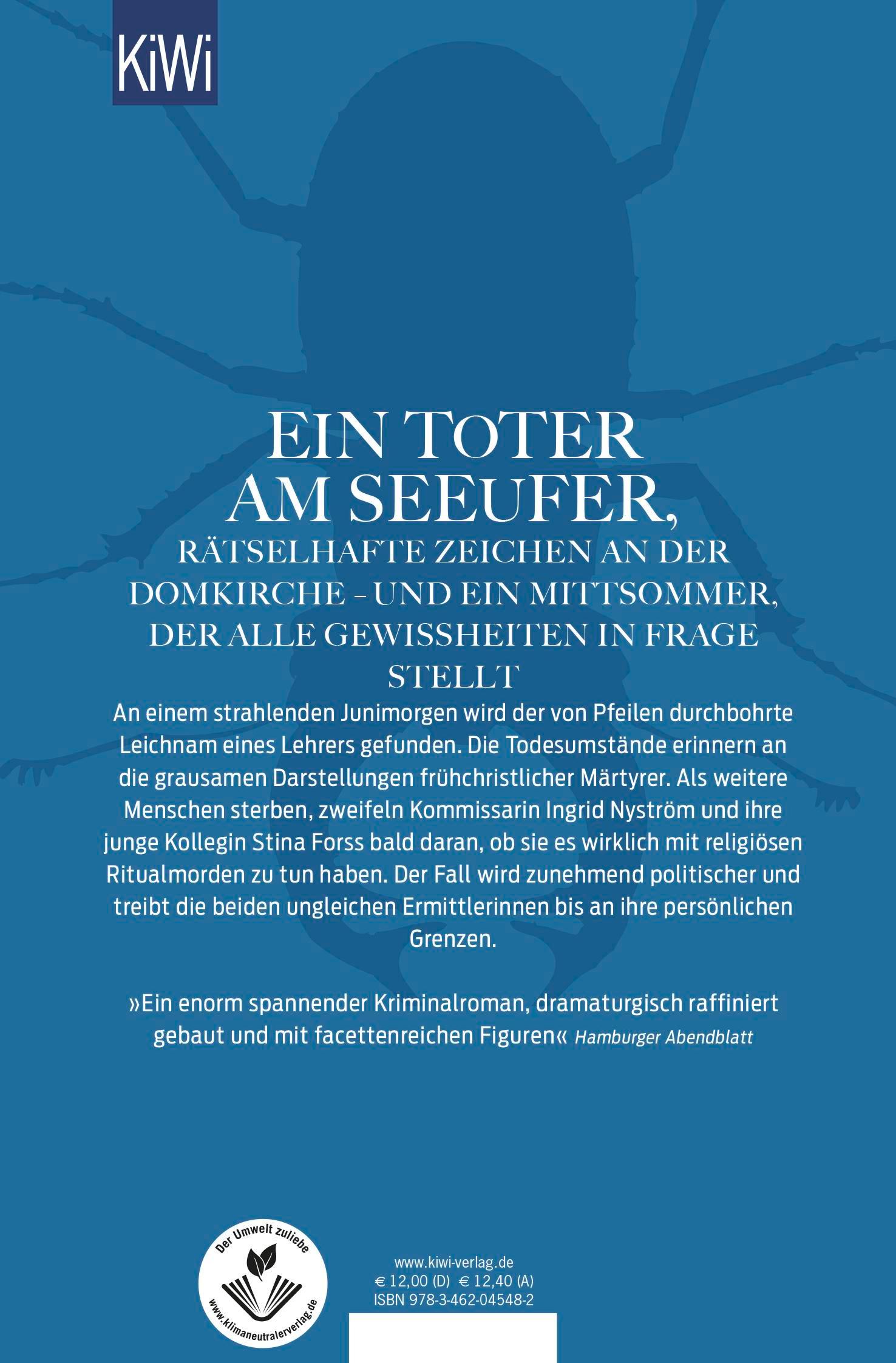 Rückseite: 9783462045482 | Rotwild | Der zweite Fall für Ingrid Nyström und Stina Forss | Buch