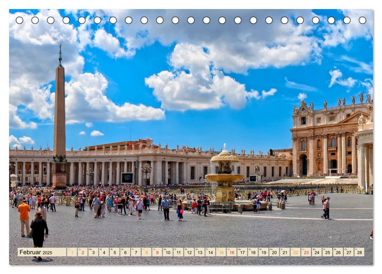 Bild: 9783435452286 | Reise durch Italien Vatikan (Tischkalender 2025 DIN A5 quer),...