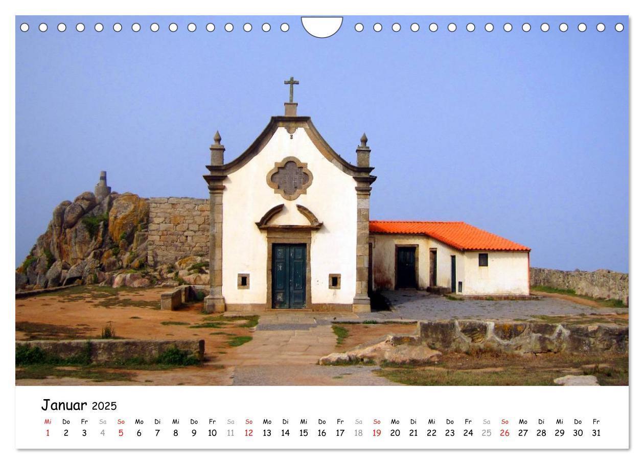 Bild: 9783435558247 | Jakobsweg - Camino Portugues (Wandkalender 2025 DIN A4 quer),...