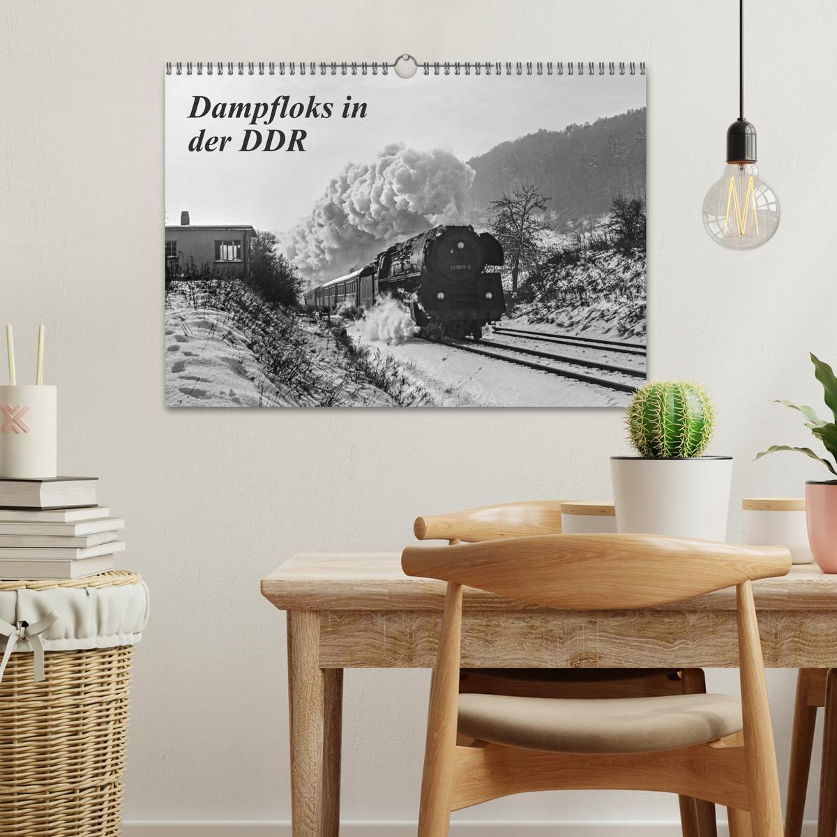 Bild: 9783435624850 | Dampfloks in der DDR (Wandkalender 2025 DIN A3 quer), CALVENDO...