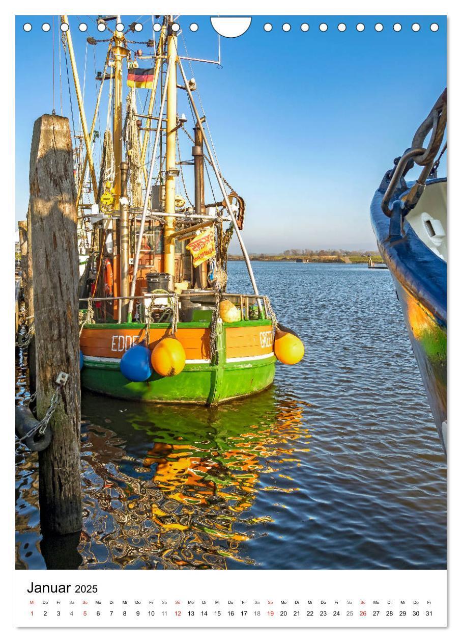 Bild: 9783435969845 | GREETSIEL Rund um den Hafen (Wandkalender 2025 DIN A4 hoch),...