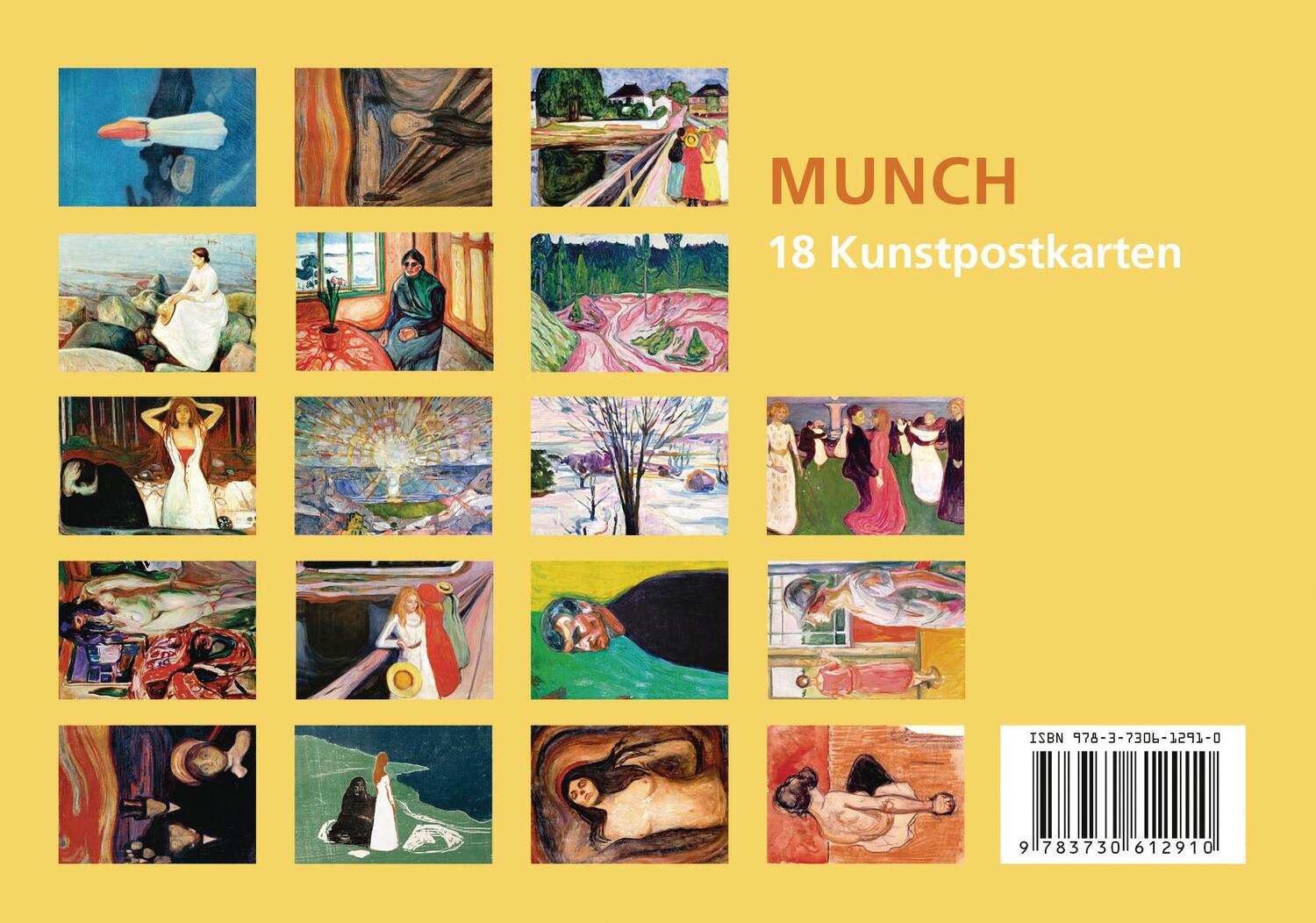 Bild: 9783730612910 | Postkarten-Set Edvard Munch | Edvard Munch | Stück | 20 S. | Deutsch