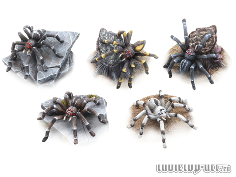 Cover: 704270724764 | Giant Spiders Set (5) | Tabletop-Art | EAN 704270724764