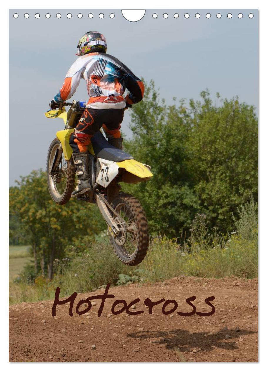 Cover: 9783457079751 | Motocross Terminplaner (Wandkalender 2025 DIN A4 hoch), CALVENDO...