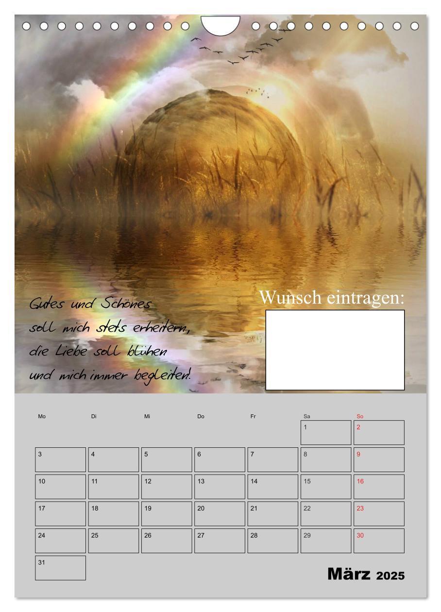 Bild: 9783457018576 | Wunsch- und Zauberkalender (Wandkalender 2025 DIN A4 hoch),...