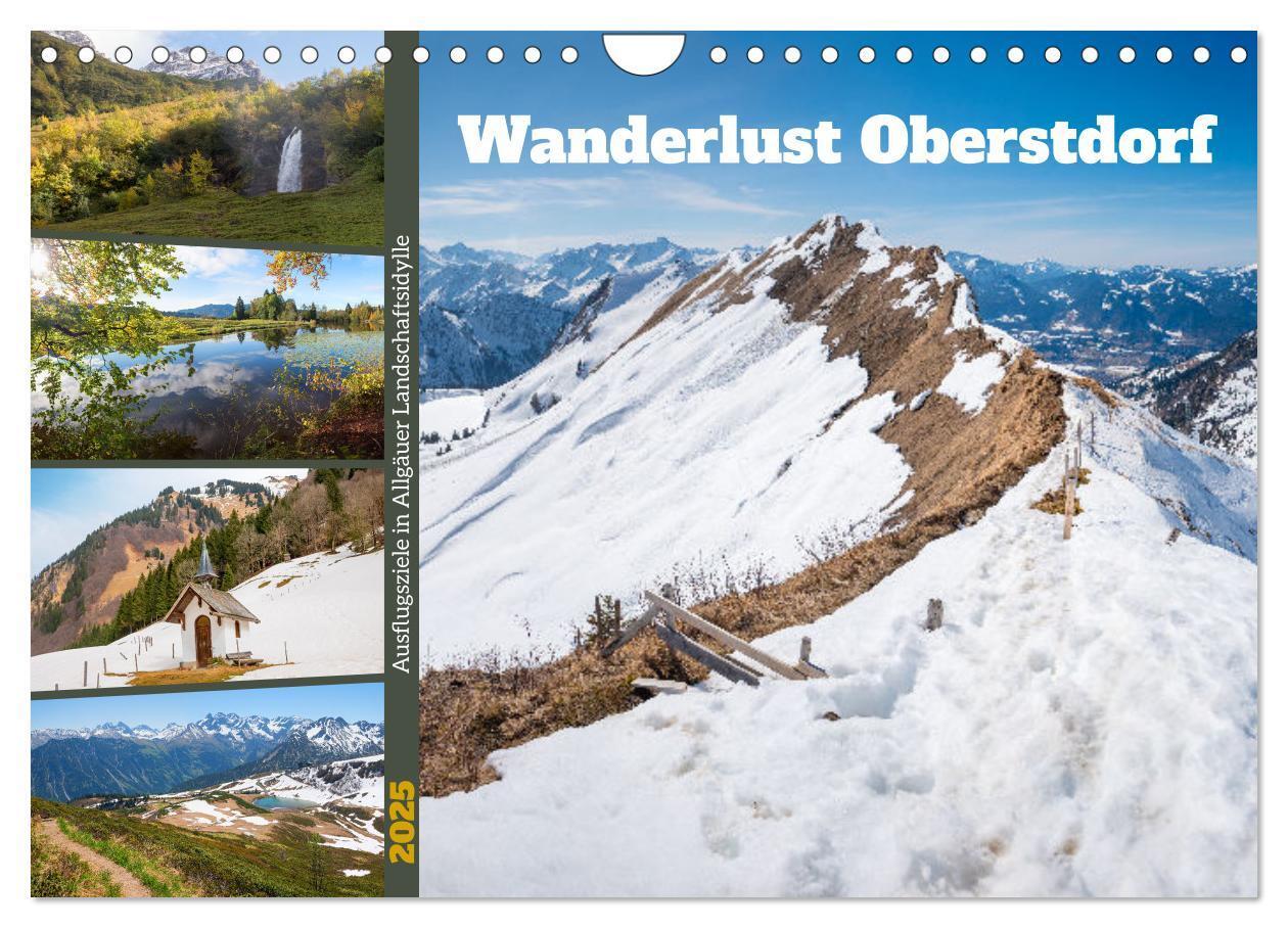 Cover: 9783383812651 | Wanderlust Oberstdorf (Wandkalender 2025 DIN A4 quer), CALVENDO...