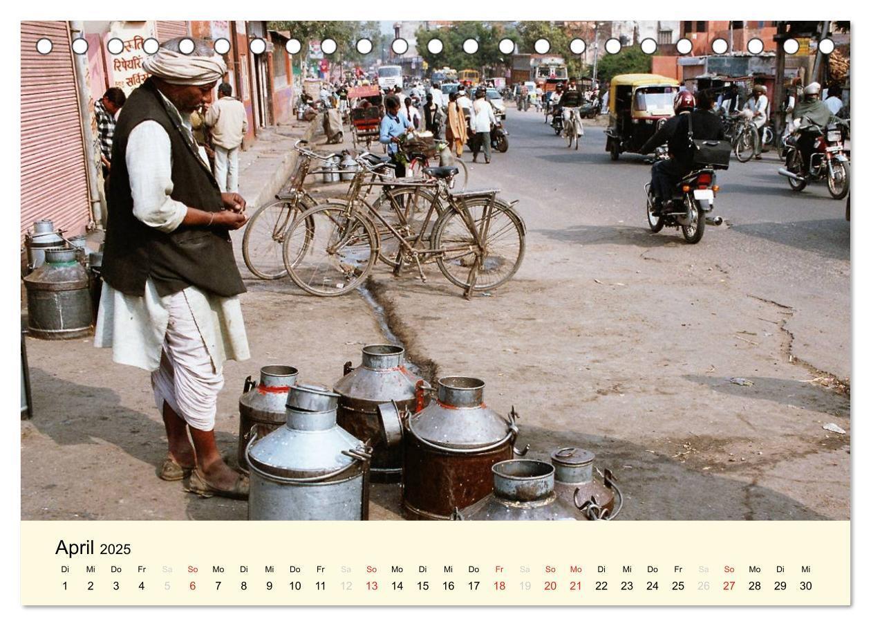 Bild: 9783435728114 | Alltagsleben in Indien (Tischkalender 2025 DIN A5 quer), CALVENDO...