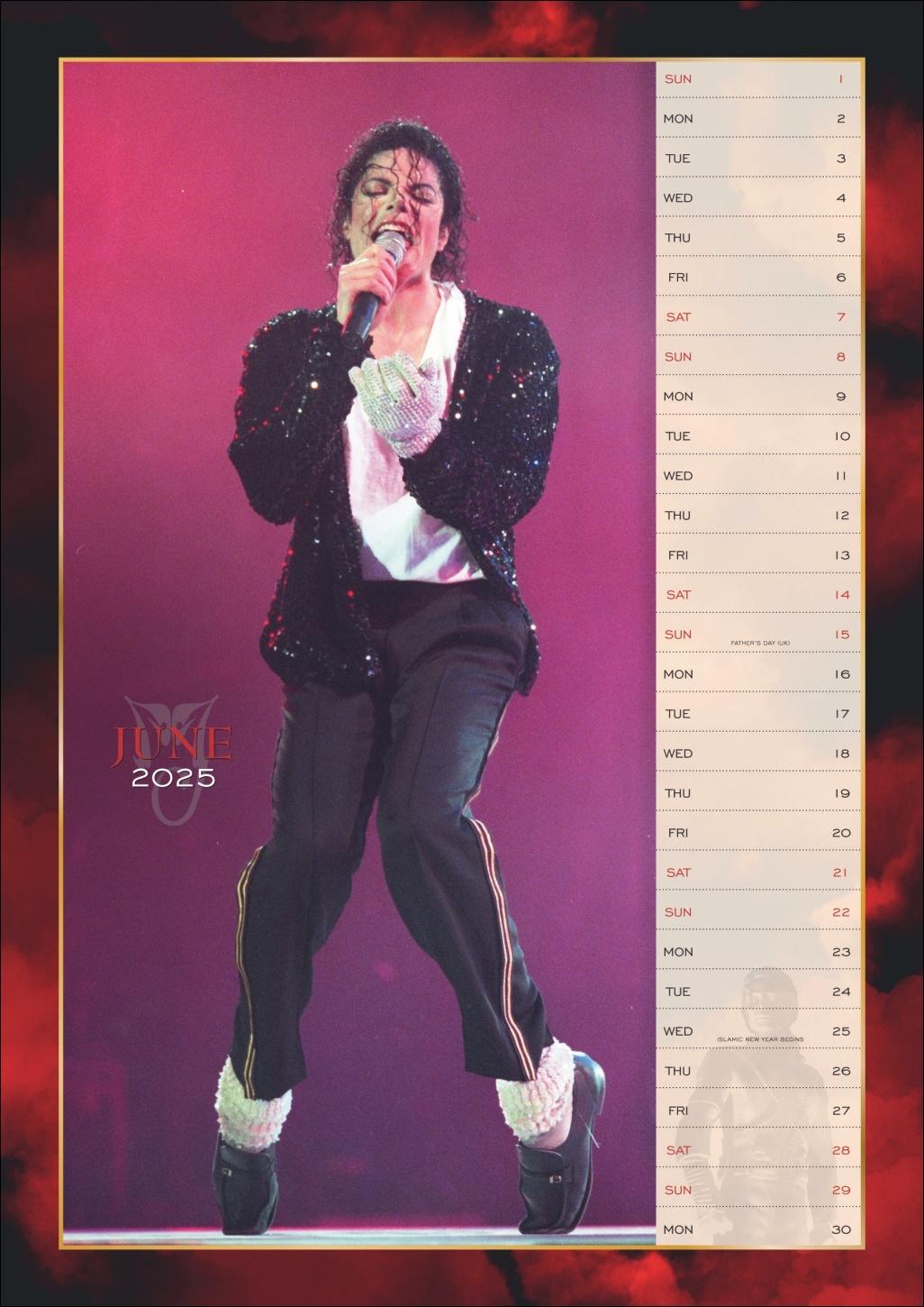 Bild: 9783840196737 | Michael Jackson Posterkalender 2025 | Michael Jackson | Kalender