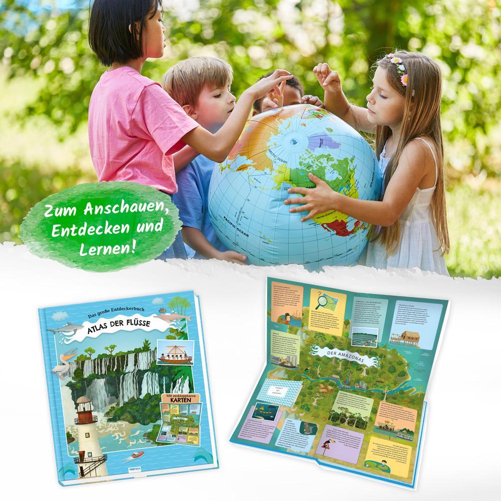 Bild: 9783965526754 | Trötsch Kinderatlas Das große Entdeckerbuch Atlas der Flüsse | Co.KG