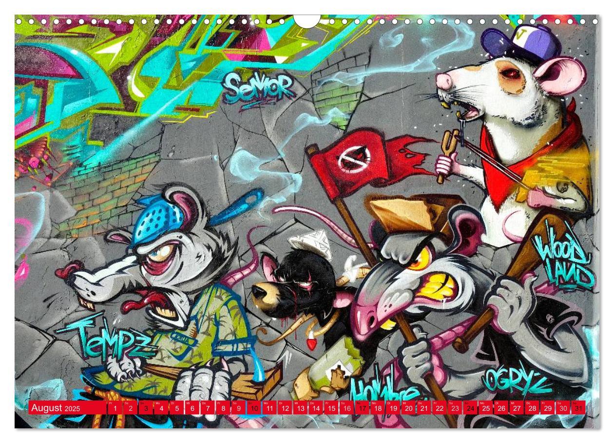 Bild: 9783435815876 | Graffiti ist Kult (Wandkalender 2025 DIN A3 quer), CALVENDO...