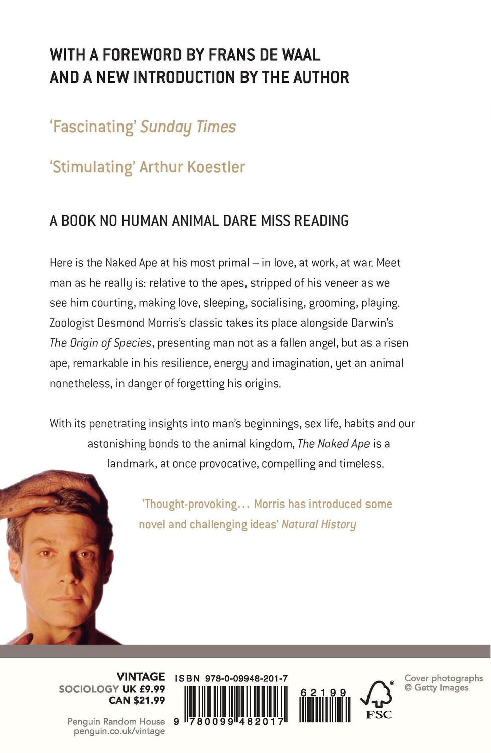 Rückseite: 9780099482017 | The Naked Ape | A Zoologist's Study of the Human Animal | Morris