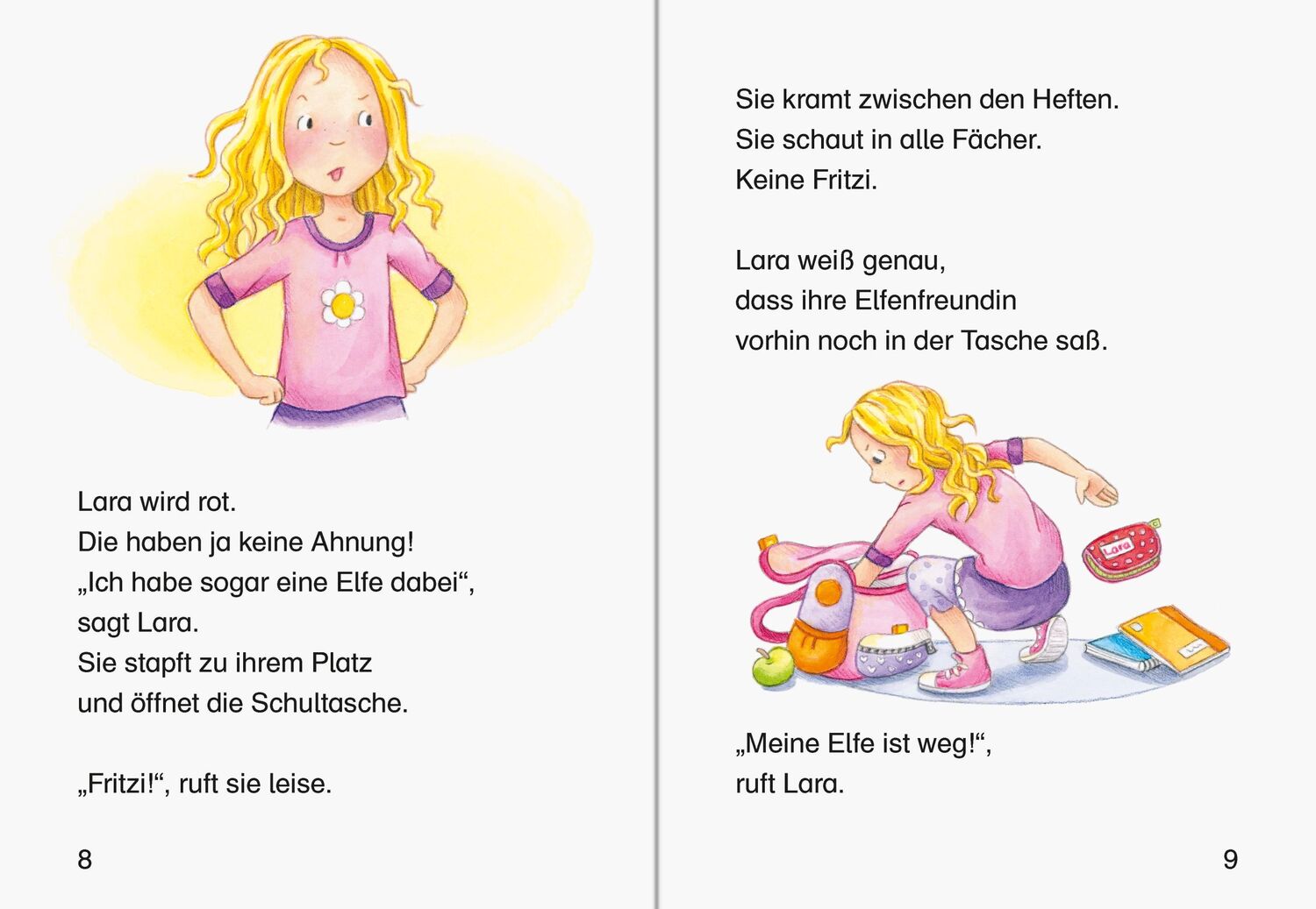 Bild: 9783473365654 | Lara und die freche Elfe in der Schule - Leserabe 1. Klasse -...