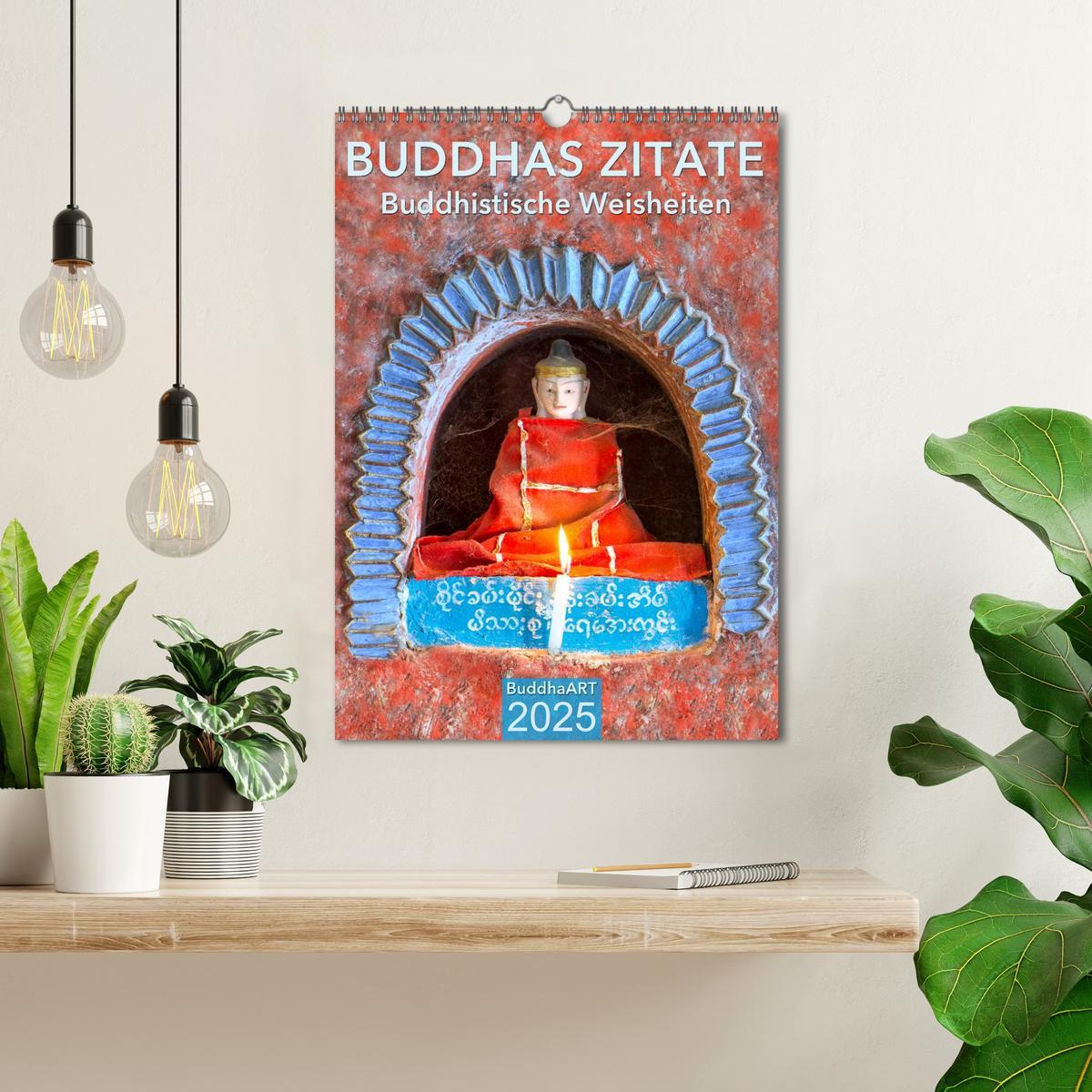 Bild: 9783457013021 | BUDDHAS ZITATE Buddhistische Weisheiten (Wandkalender 2025 DIN A3...