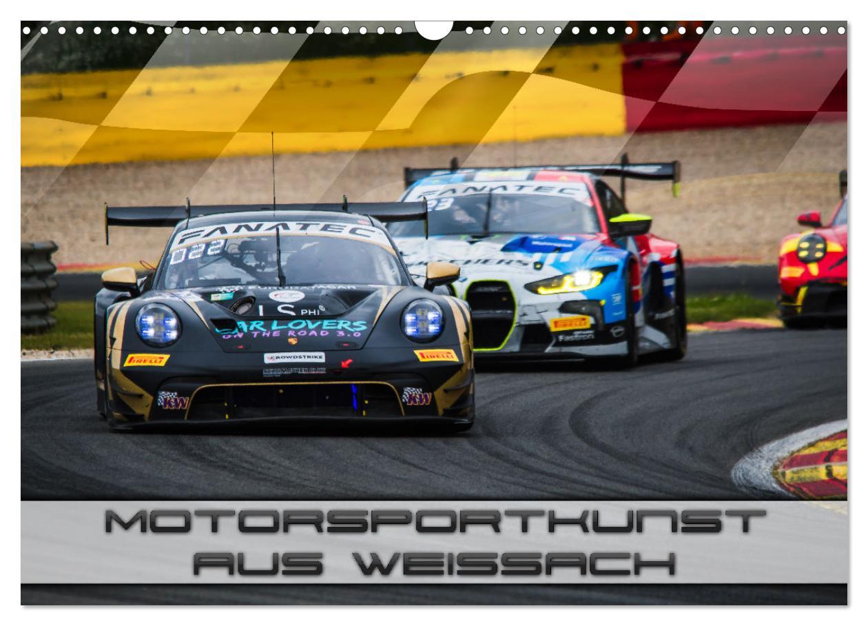 Cover: 9783457221624 | Motorsportkunst aus Weissach (Wandkalender 2025 DIN A3 quer),...