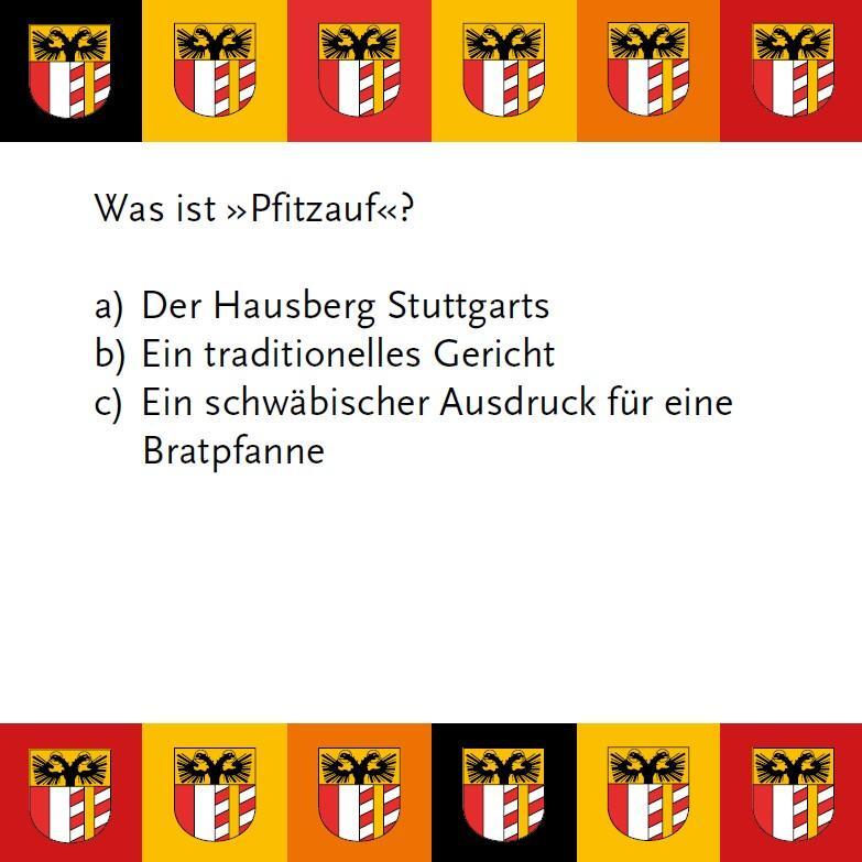 Bild: 4250364119221 | Schwaben-Quiz (Neuauflage) | 66 unterhaltsame Fragen rund um Schwaben