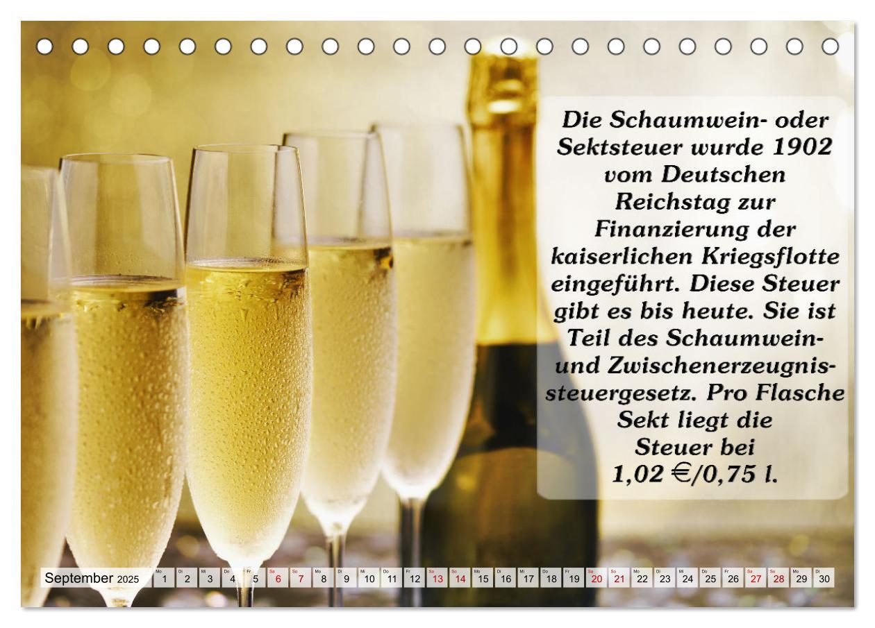 Bild: 9783435031207 | Wissenswertes über Wein (Tischkalender 2025 DIN A5 quer), CALVENDO...