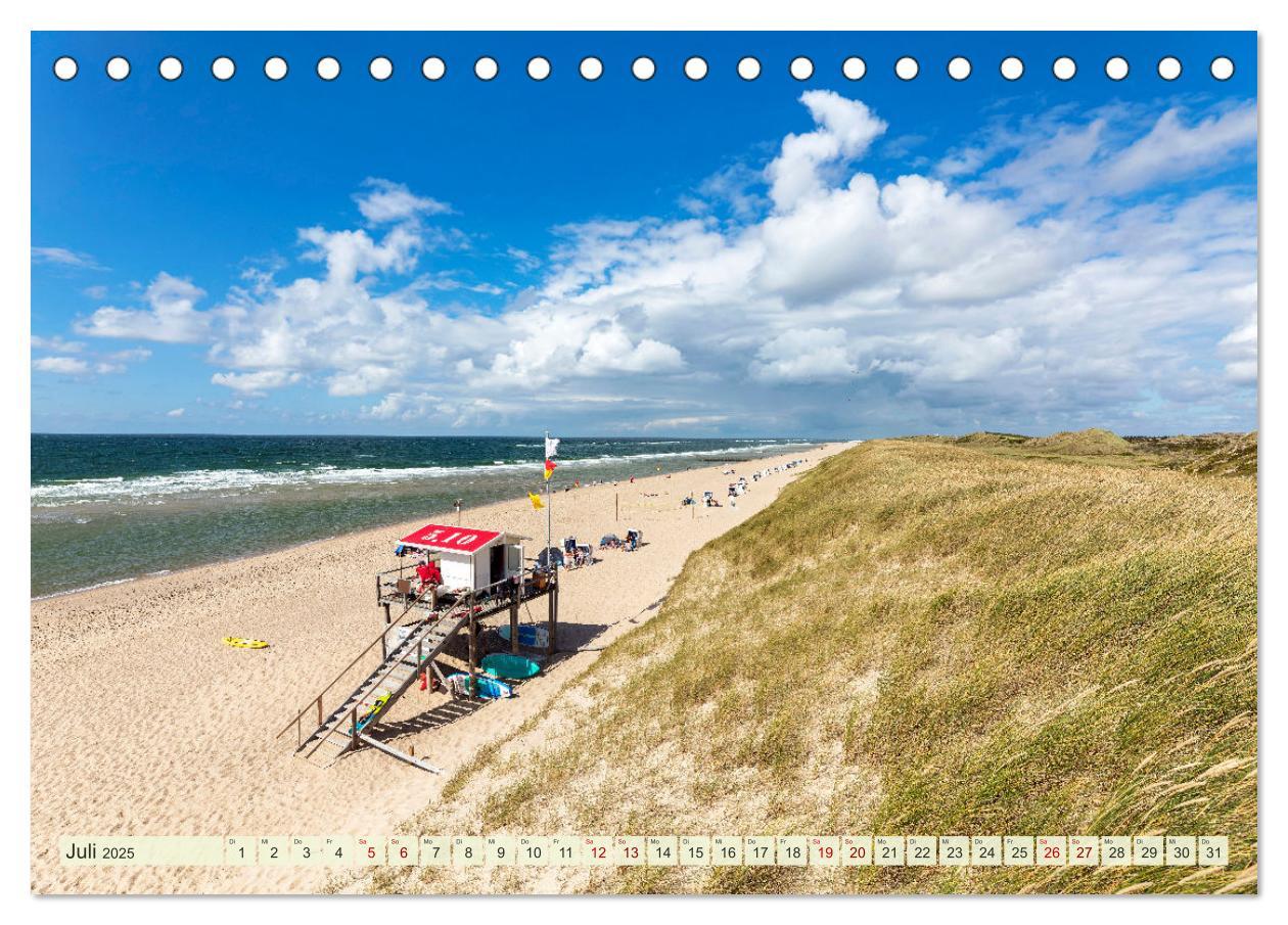 Bild: 9783383942327 | Verzaubert von Sylt (Tischkalender 2025 DIN A5 quer), CALVENDO...