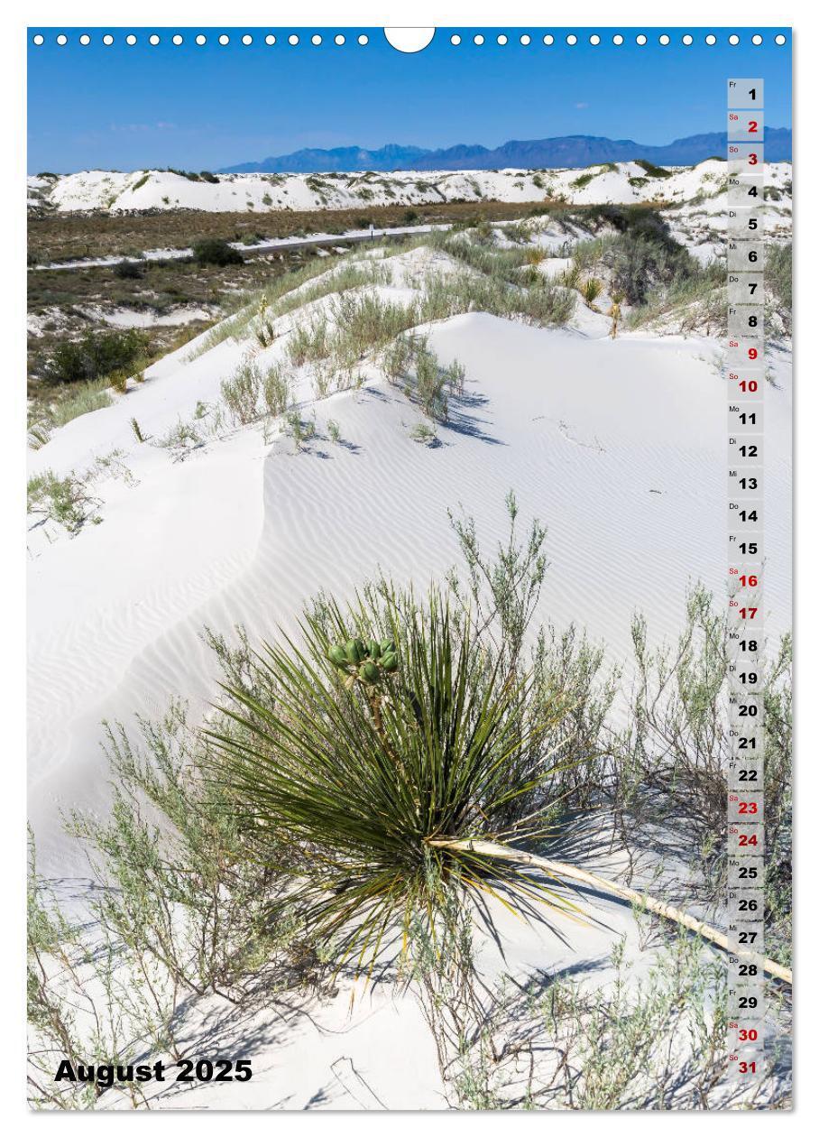 Bild: 9783435962471 | WHITE SANDS NATIONAL MONUMENT Wüstenimpressionen (Wandkalender 2025...