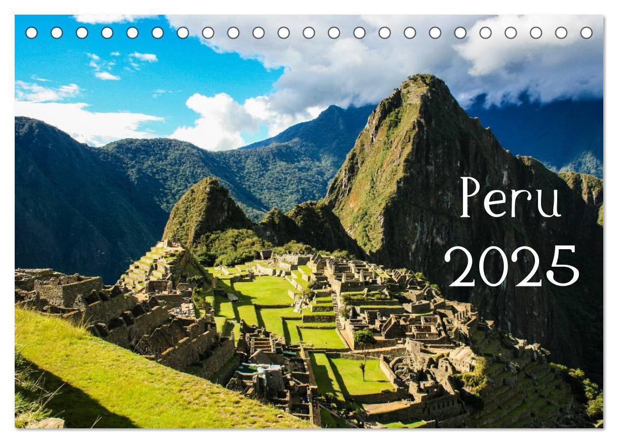 Cover: 9783435750122 | Peru 2025 (Tischkalender 2025 DIN A5 quer), CALVENDO Monatskalender