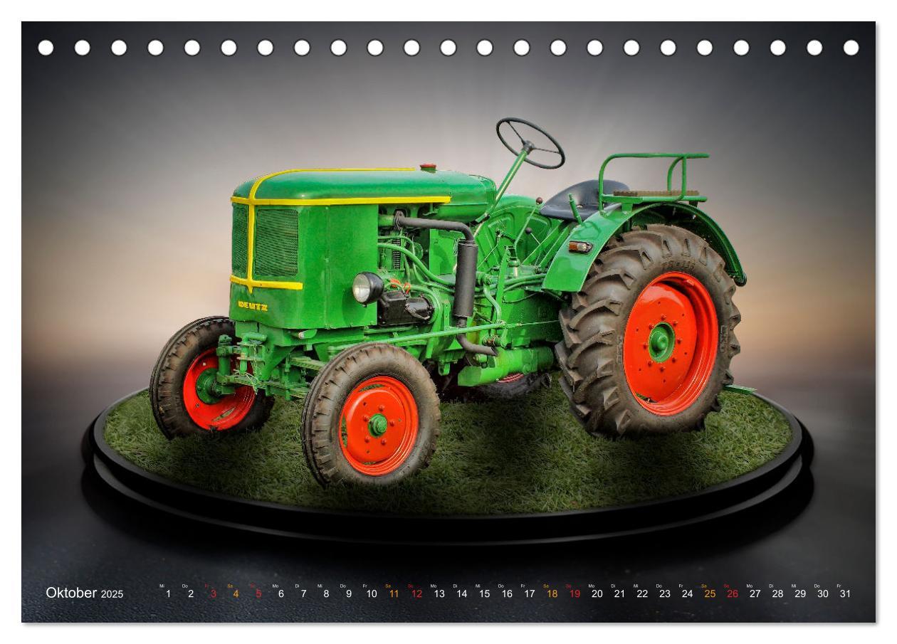 Bild: 9783435094806 | Traktor - Giganten (Tischkalender 2025 DIN A5 quer), CALVENDO...